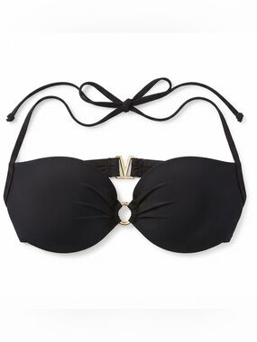 Smart & Sexy Black Bikini Top 36C
